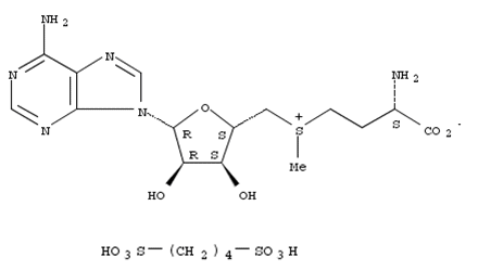 Adenosylmethionine 1,4-butanedisulfonate